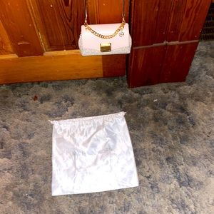 Michal Kors Lita Pink and Logo Handbag